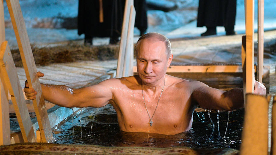 Putin Takes Dip In Icy Russian Lake On Epiphany Fox News 1055