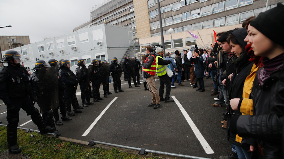 New French unrest Students, medics protest Macron reforms