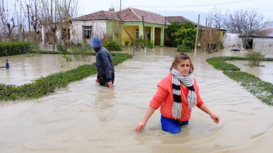 Albanians Evacuated After Riverbanks Overflow, Flood Areas | Fox News