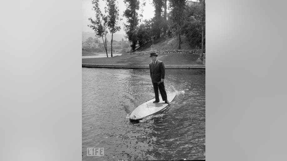 Motorized Surfboard, 1948