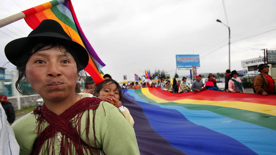 APTOPIX Ecuador Indigenous Protest