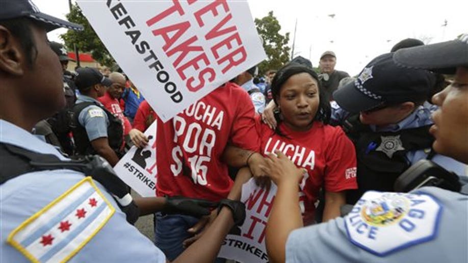 Fast Food Protests Chicago