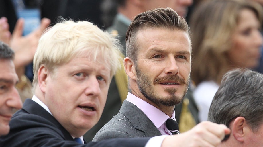 Boris Johnson David Beckham