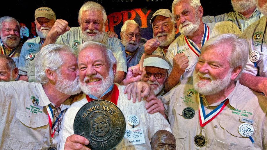 Whitebearded Florida man wins annual Ernest Hemingway lookalike