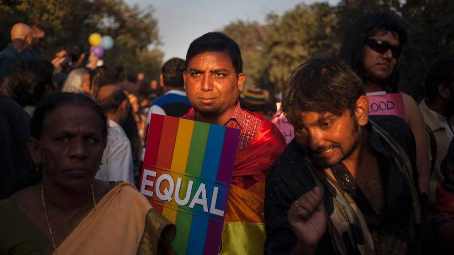Gay Rights Activists Rally In New Delhi To Demand An End To Discrimination Against Gays Fox News