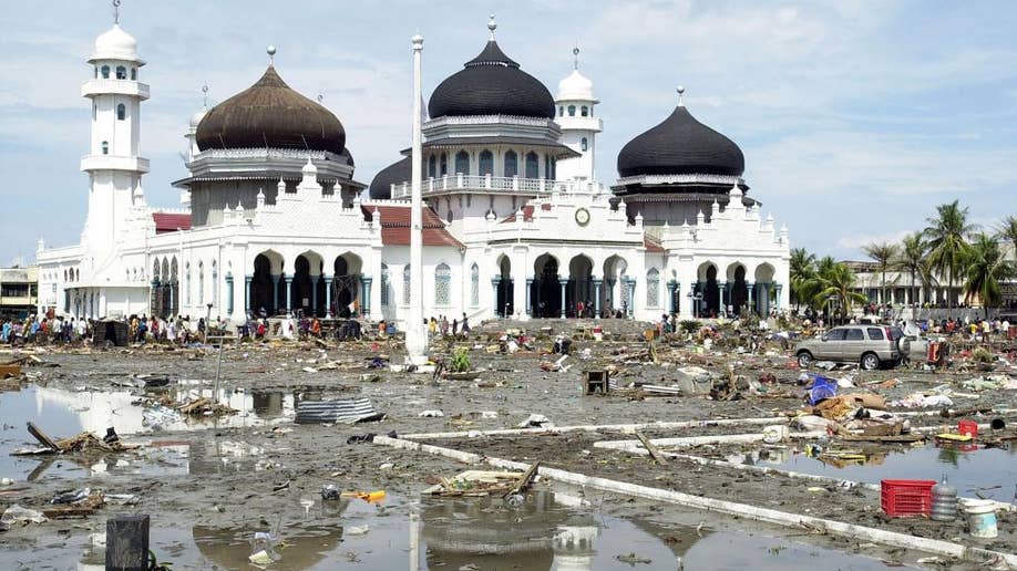 Tsunami survivors in Indonesia recall how mosques stood firm, provided