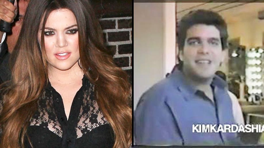 Khloe Kardashian is seen at left, next to Alex Roldan