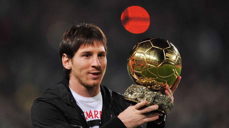 Argentina's Lionel Messi during the Men's Gold Medal football match between  Nigeria and Argentina of Beijing 2008 Olympic Games on Day 15 at the  National Stadium in Beijing, China on August 23