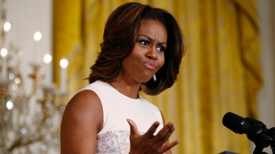 Michelle Obama Healthier Schools