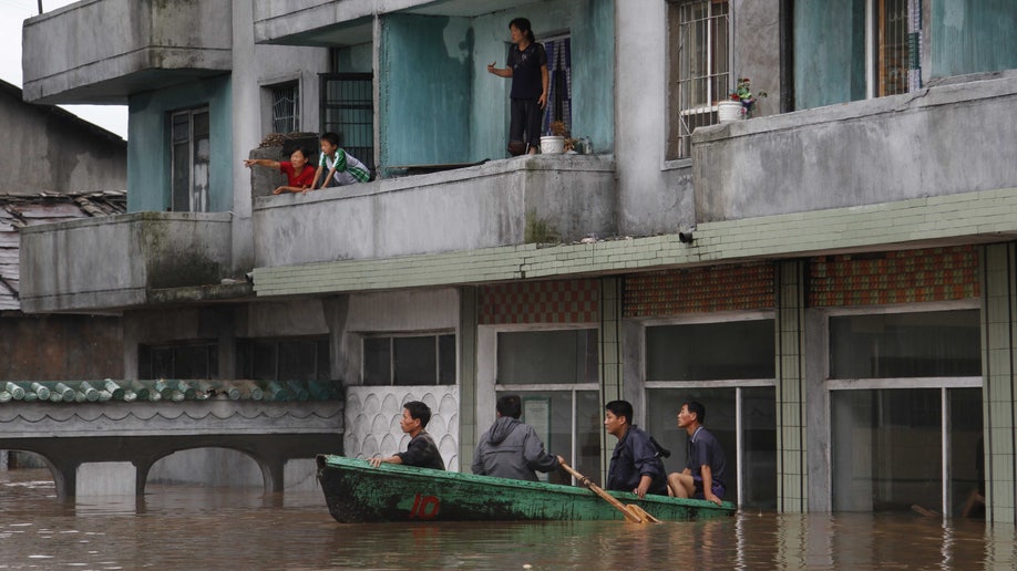 North Korea Flood Damage