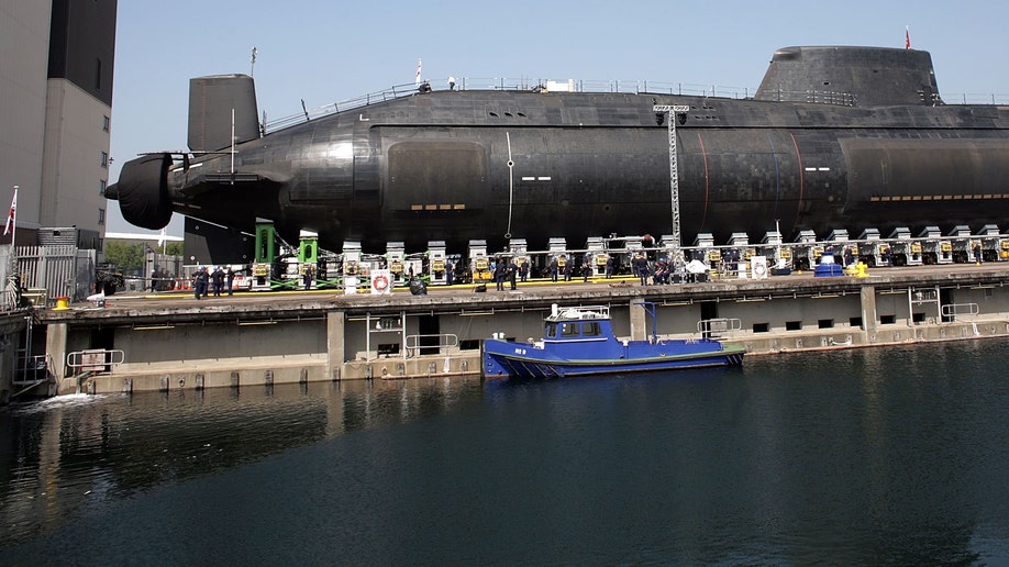 British Nuclear Sub Sent To Falklands Argentina Says Fox News   Nuclear Submarine British 2 