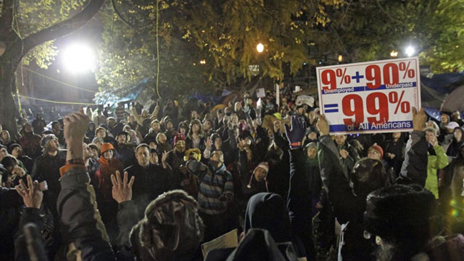 Police Move In On Occupy Portland Campsite As Protesters Remain Fox News 