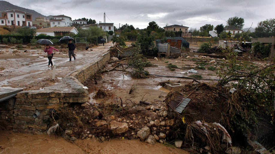 1 Dead As Flash Floods In Southern Spain Destroy Homes, Roads | Fox News