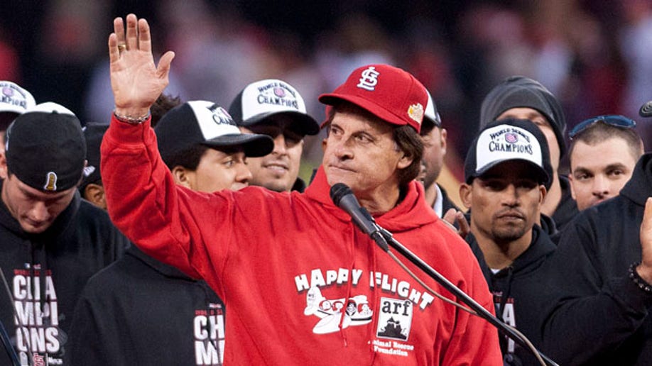 St. Louis Cardinals' Tony La Russa retires