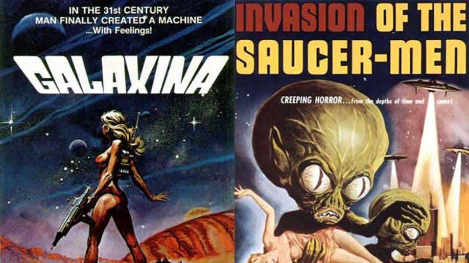 vtg 70s Space Wars beach towel * scifi alien movie planets