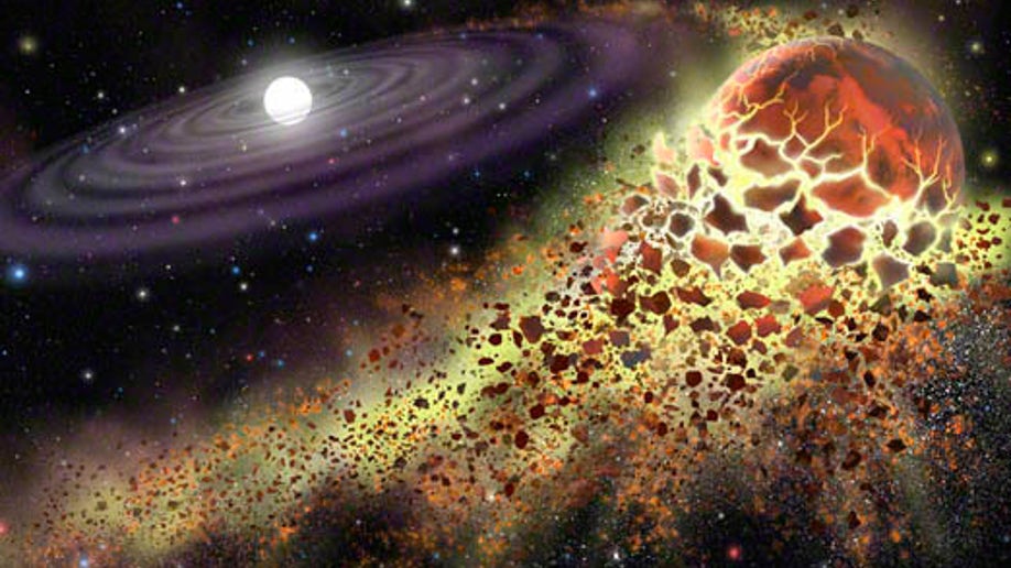 White Dwarf  GD 362 Shredding a Planet