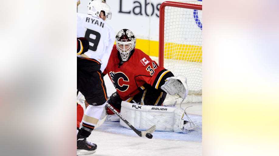 Kiprusoff shines in Flames win over Ducks - The Globe and Mail