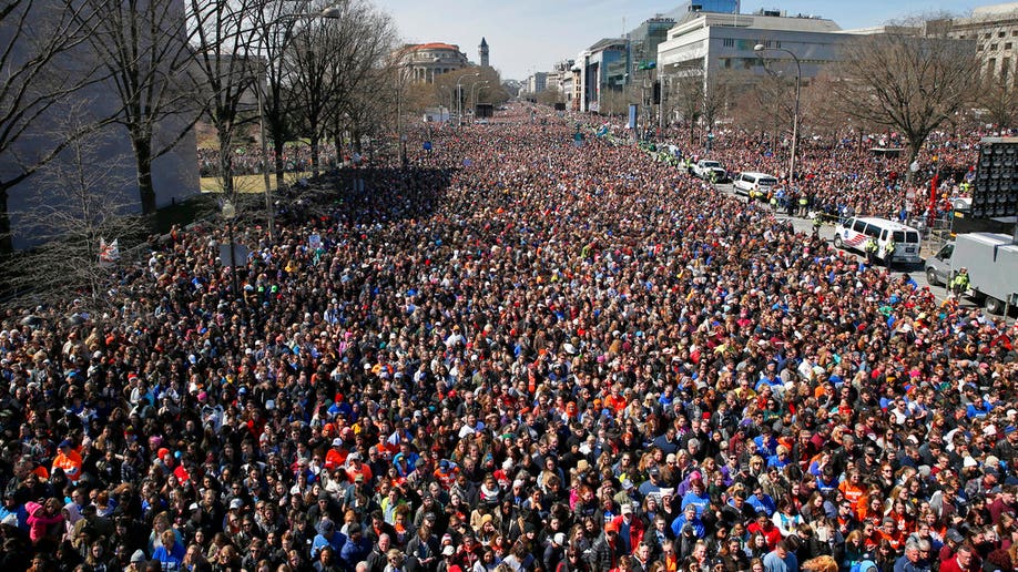 March for Our Lives DC crowd smaller than organizers' estimates