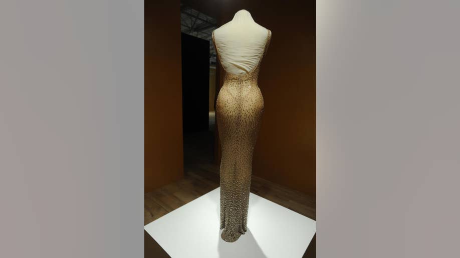 blue dress for baby girl Marilyn Monroe Replica Dress Happy Birthday Mr. President – MJcostume main image 1