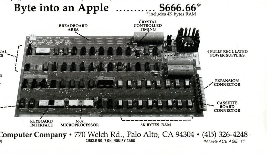 The original Apple computer | Fox News