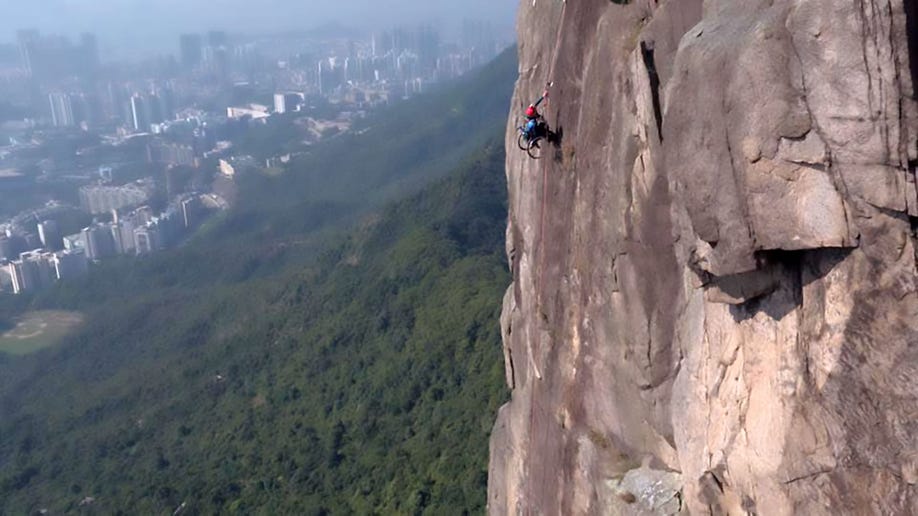 Paraplegic athlete climbs cliff in wheelchair Fox News