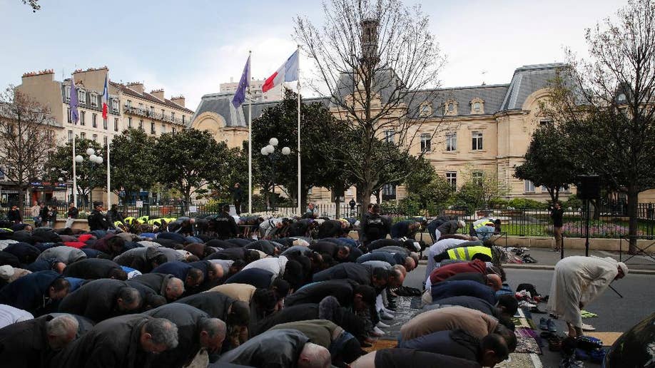 Muslims Protest With Street Prayer In Paris Suburb Fox News