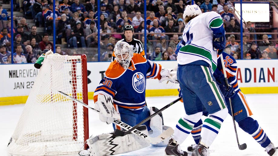 Canucks Oilers Hockey