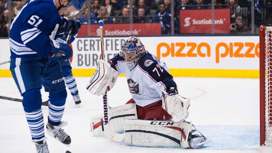 Blue Jackets Maple Leafs Hockey