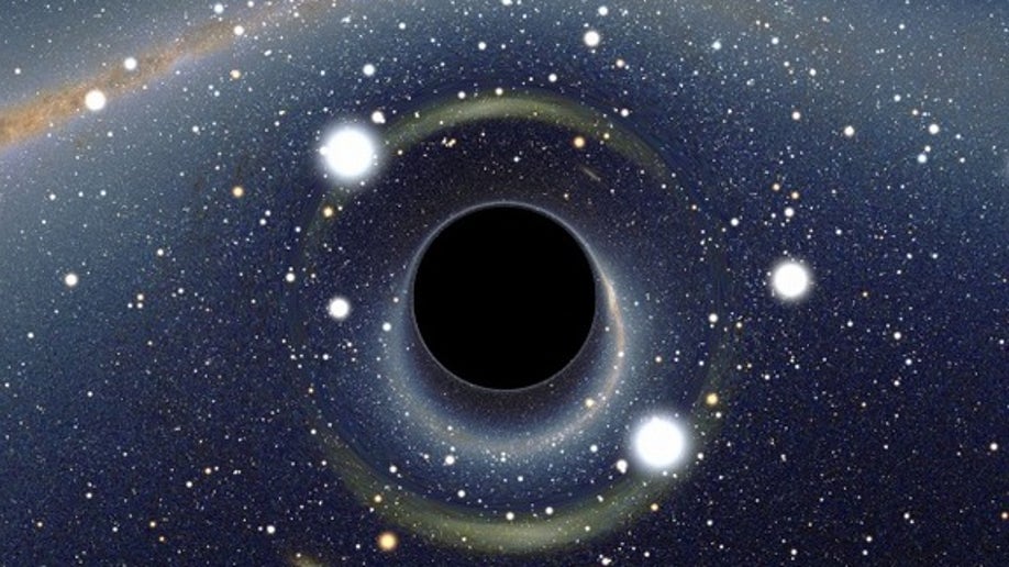 falling into a black hole simulation falling into a black hole simulation