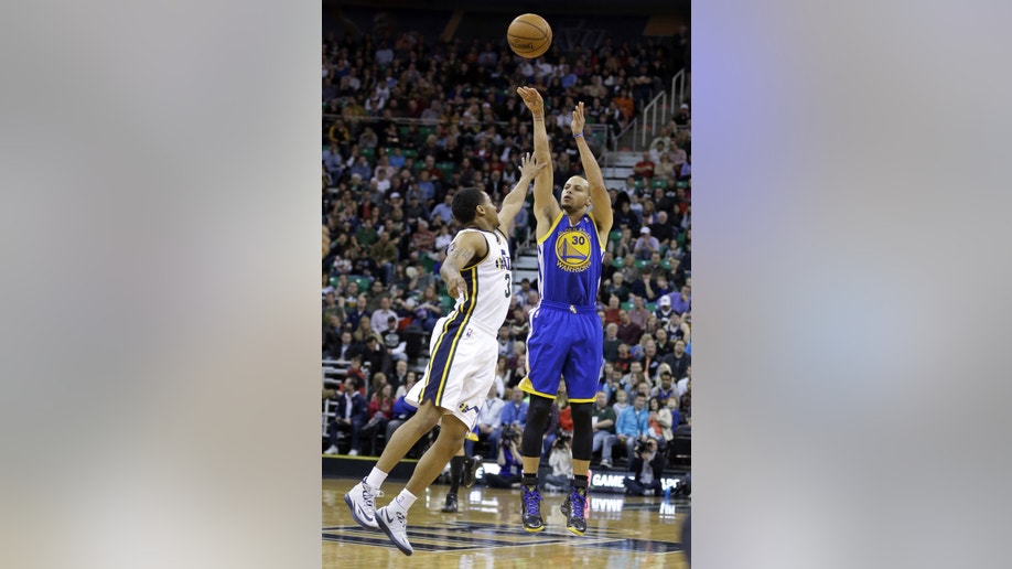 Warriors Jazz Basketball