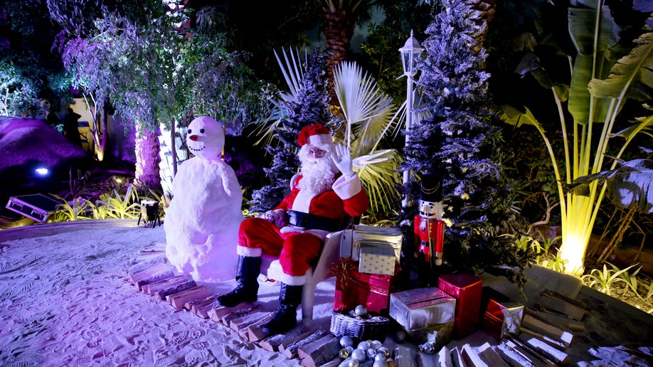 Mideast Emirates Dubai Christmas