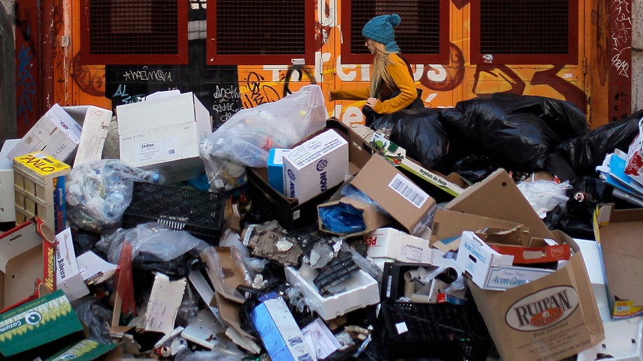 Spain Trash Strike