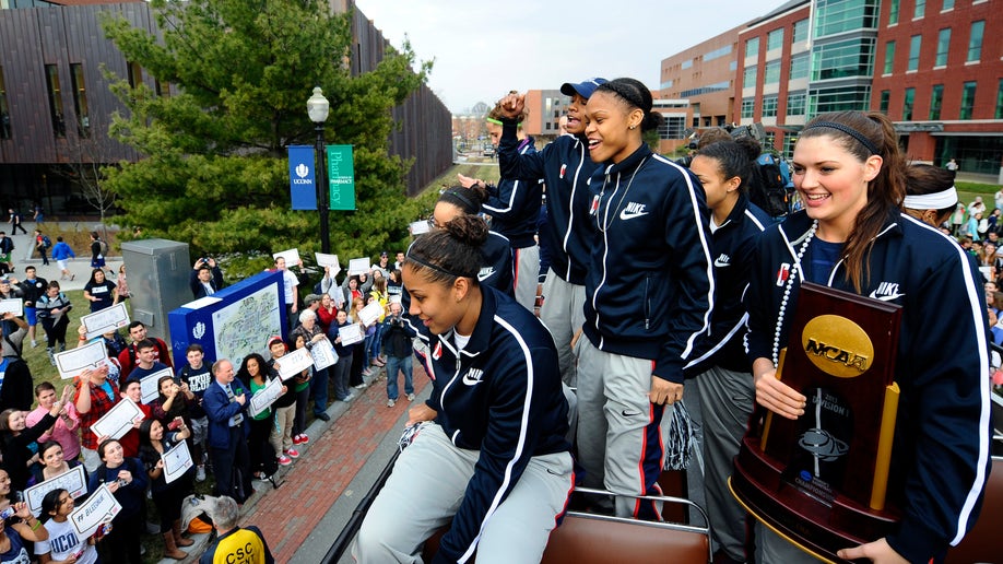 APTOPIX UConn Parade Basketball