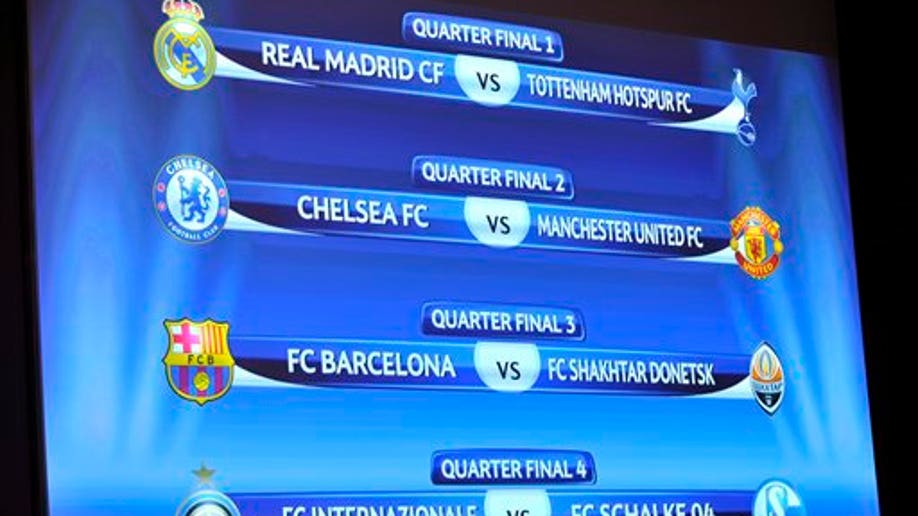UEFA champions league Quarter-final draw: Man United to face Barcelona —  Kasapa102.5FM