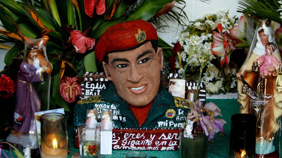 APTOPIX Venezuela Chavez Shrine