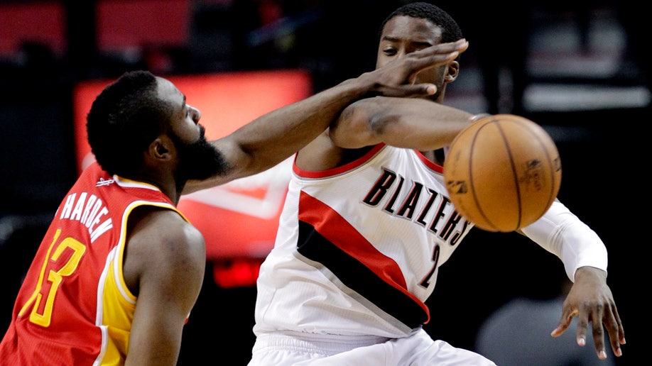 Rockets Trail Blazers Basketball