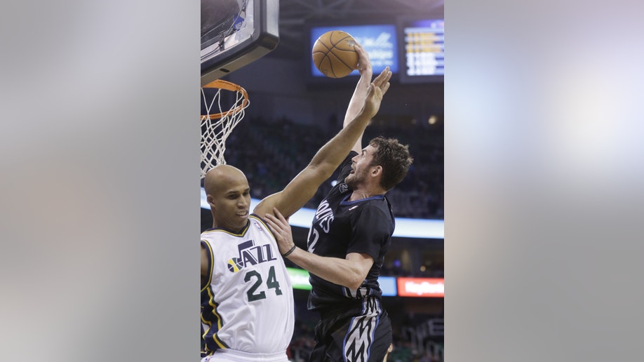 Timberwolves Jazz Basketball