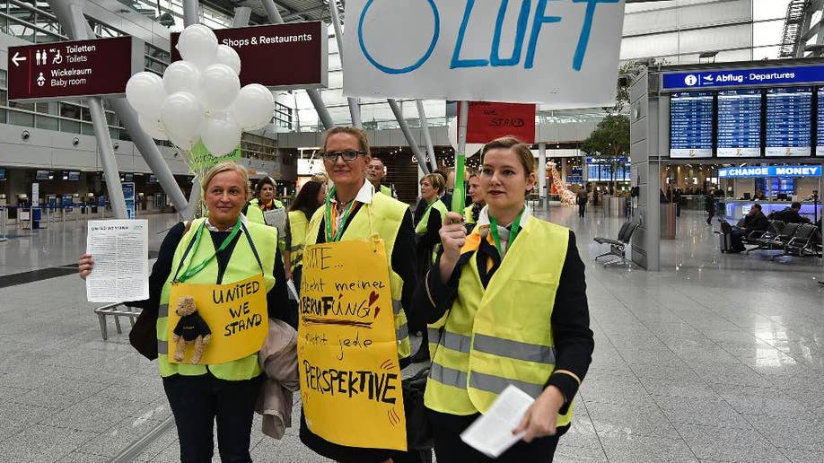 Lufthansa Cabin Crew Stage 2nd Day Of Strikes Flights Canceled At