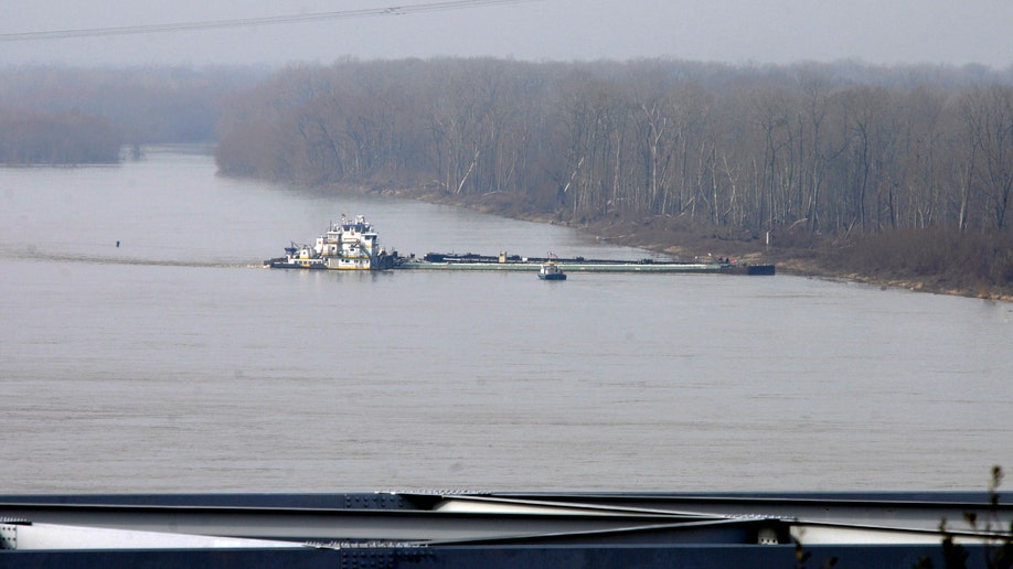 Oil Barges Hit Bridge