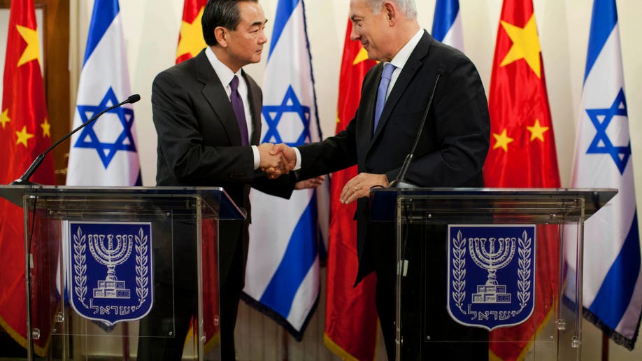 APTOPIX Mideast Israel China