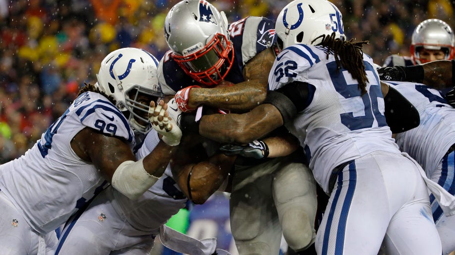 APTOPIX Colts Patriots Football