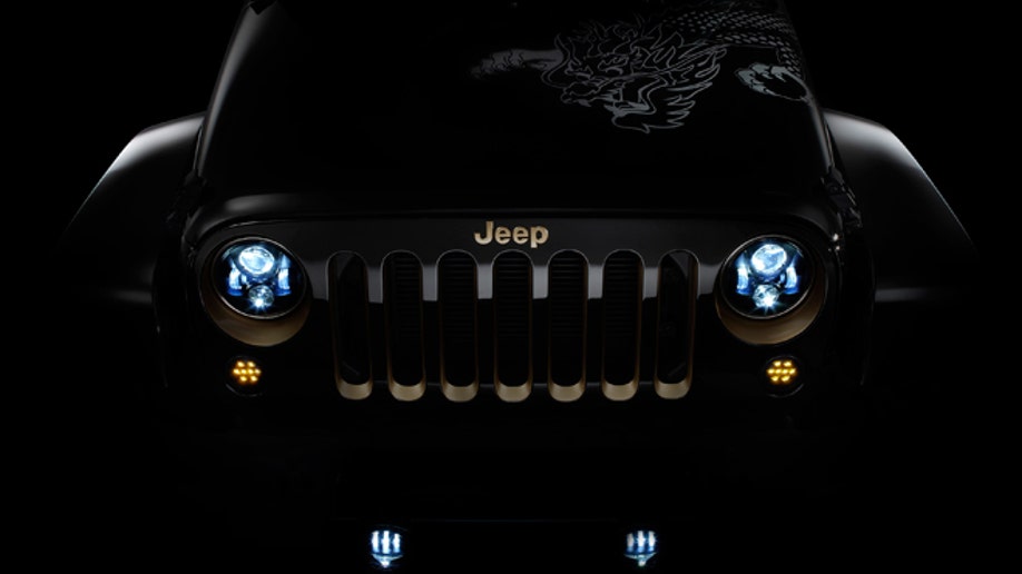 8ede37c5-A Jeep Wrangler design concept will celebrate the Year of the Dragon at the 2012 Beijing Auto Show.