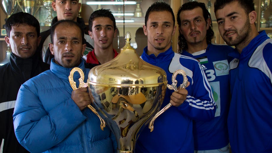Mideast Palestinains Soccer Family
