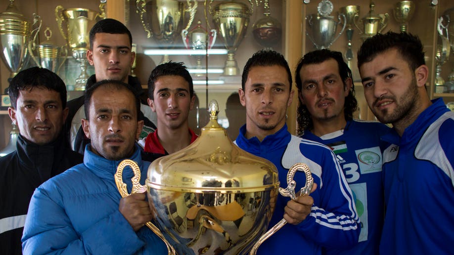 Mideast Palestinains Soccer Family