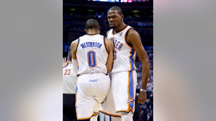 48d17ce5-APTOPIX Rockets Thunder Basketball
