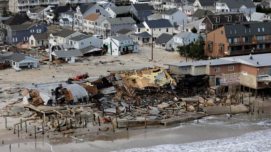 Superstorm Sandy aerial destruction