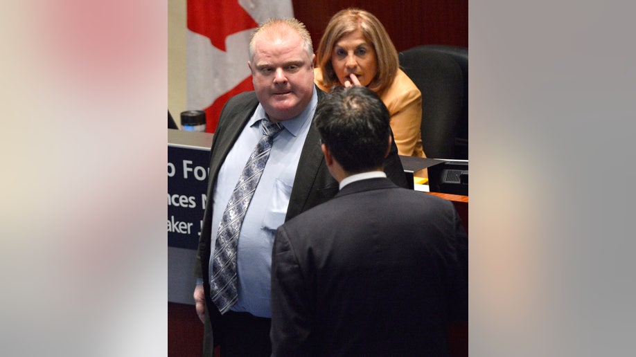 APTOPIX Canada-Toronto-Mayor