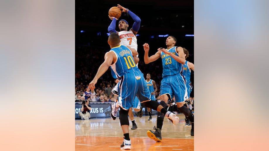 Hornets Knicks Basketball