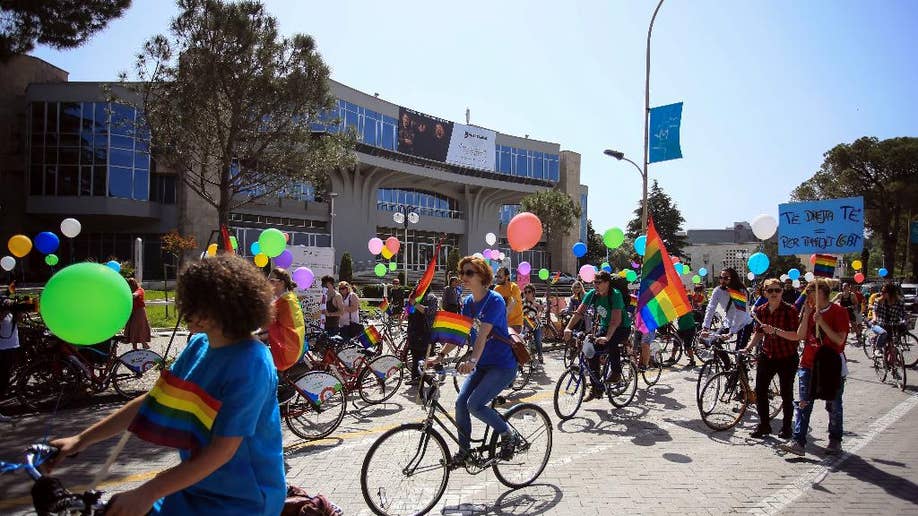 Albania Gay Rights Organizations Hold Annual Pride Ride Fox News