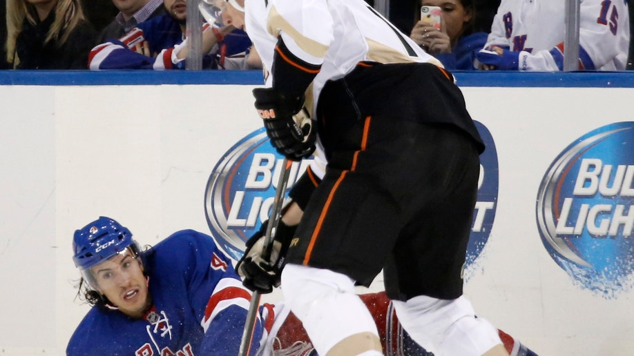 Ducks Rangers Hockey